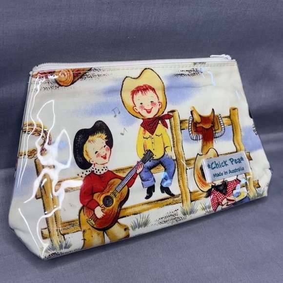 chick pea Handbags - Medium Box Cowboy Coin Purse Tote By Chick Pea, Zip Up. Made In Australia.